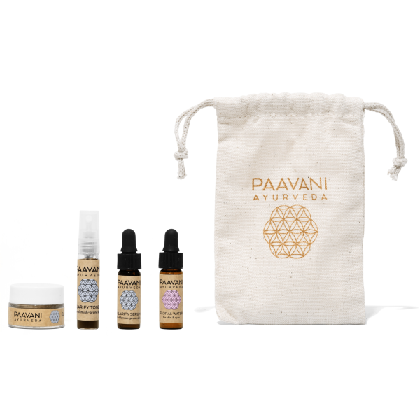 Clarify Skincare Ritual | Sample Size Ayurvedic Skincare Kit for Blemish-Prone Skin — image 1