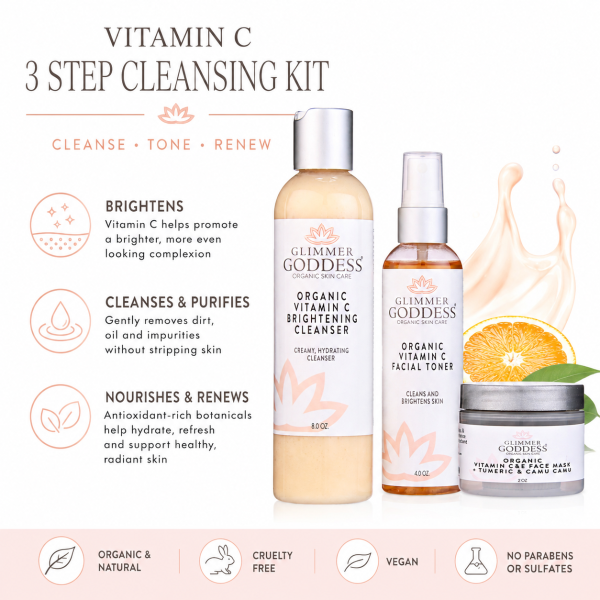 Vitamin C Brighter Skin 3-Step Cleansing Kit — image 1