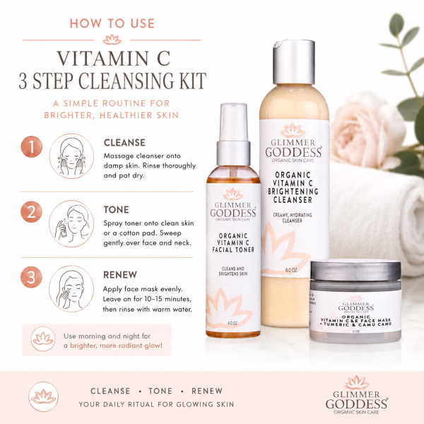 Vitamin C Brighter Skin 3-Step Cleansing Kit — image 4